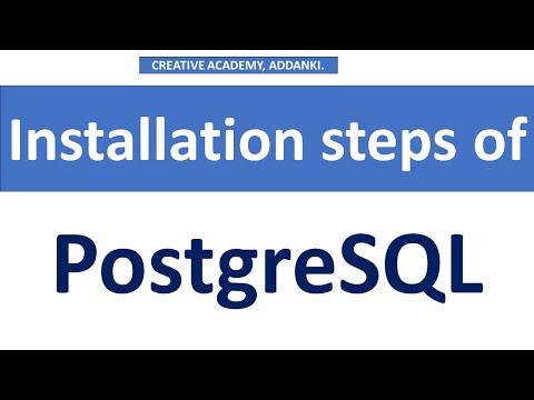 PostgreSQL  A Step by Step Guide to Installation
