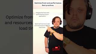 Optimize frontend performance: Best practices.