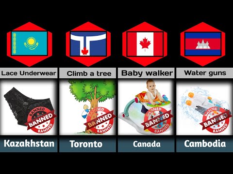 Ban things from different countries ll Things banned around the world