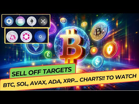 BTC SELL OFF, SOL, AVAX, SEI, ADA, XRP PRICE TARGETS!!
