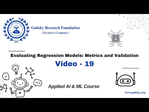Evaluating Regression Models: Metrics and Validation