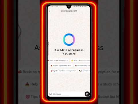 How to get meta ai on whatsapp | Whatsapp meta ai kya hai | Ask meta ai #tranding #ai #meta#whatsapp