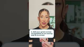 How to add a green screen effect after recording in Capcut!