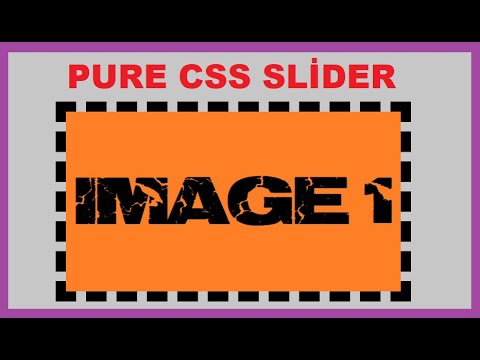 How make Css image slider animation using html 5 and css 3