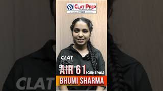 CLAT2025 Success Stories  (AIR 61) CLATPREP