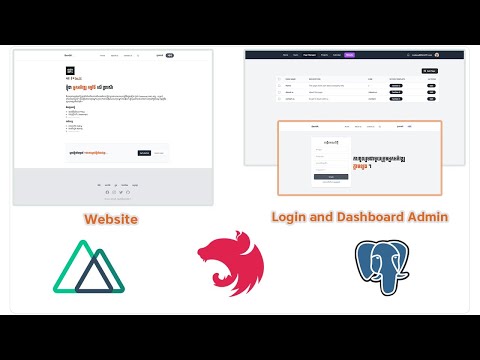Simple CMS Website | Nest JS - Nuxt JS - PostgreSQL - Tailwindcss | Demo Project Tutorial