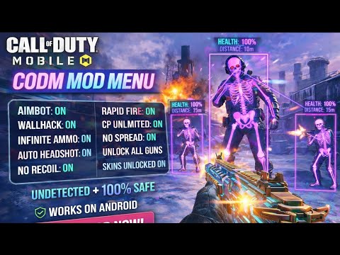 CODM MOD MENU GARENA/ NO BAN/ SAFE FOR MAIN ACC