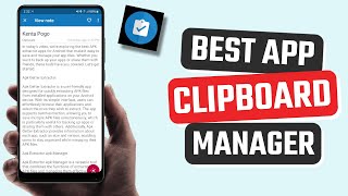 Best Clipboard Manager app for Android