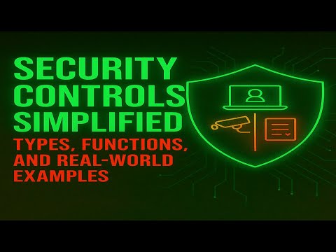 Security Controls Simplified: Types, Functions, and Real-World Examples