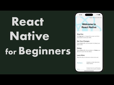 React Native Tutorial for Beginners | Latest RN v0.74