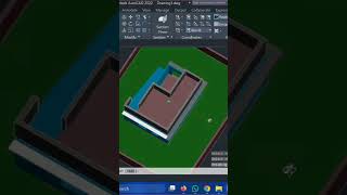 COMPLETE ] AutoCAD 3D Modeling in 2D Hours | COMPLETE 3D RENDERING civil3d #autocad #drafting