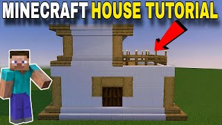 How to build a survival house in minecraft | Minecraft House Tutorial 