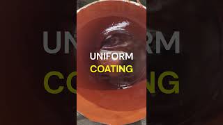 Internal Pipe Coating #coating  #quality #engineering  #technology  #oilandgas #epoxy #inspection