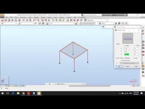 Autodesk Robot Structural Analysis 2017   Bar Loads - Online Classes