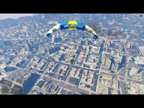 GTA V Jet Blimp Collision!