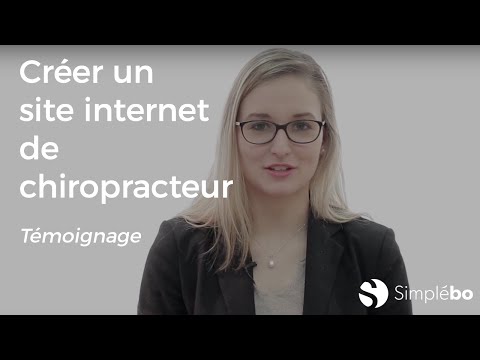 Chiropracteurs créez un site internet en chiropraxie - Témoignage client Simplébo Camille Pelle AFC