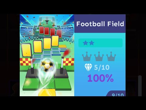 Rolling sky 🌌 level 17 and 18 / Football 🏈 Field and Faster completed✅!!! 10 subs = Roblox videos.