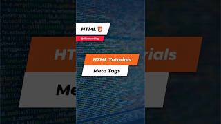 HTML meta tags #html #html5 #htmltutorial #frontend #frontenddevelopment #coding