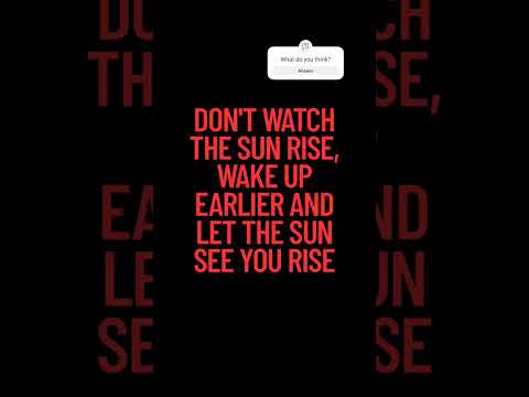 Let the sun 🌞 watch you rise || #life #discipline #selfimprovement