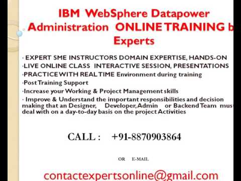 IBM Websphere Data power Administration Online Training and Support