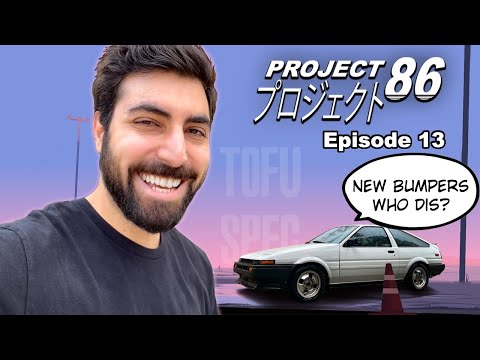 The AE86 Gets a JDM Bumper Makeover! - Project 86: Episode 13