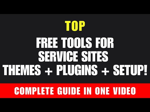 Top FREE Tools for Service Sites 💻 | Themes + Plugins + Setup!  (2025)