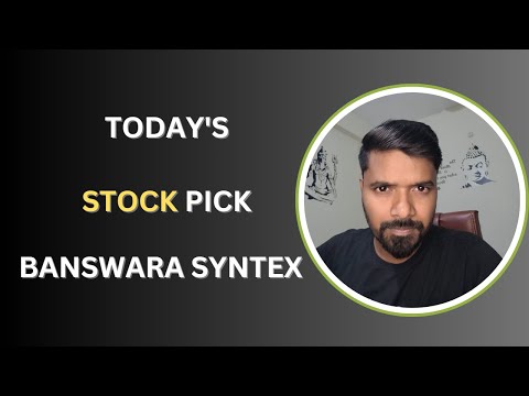 STOCK FOR SWING TRADING ! BREAKOUT STOCK ! BANSWARA SYNTEX STOCK ANALYSIS