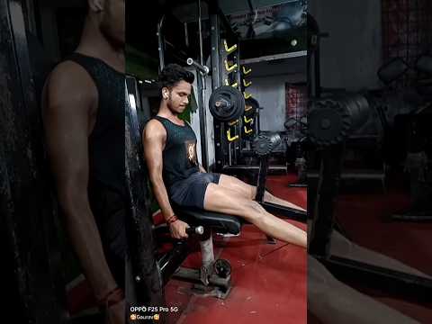 Leg Extension. Khud Ke Dam Vajud Hote Hai Bina Support Ke Bhi Majboot hote Hain #legextention #gym