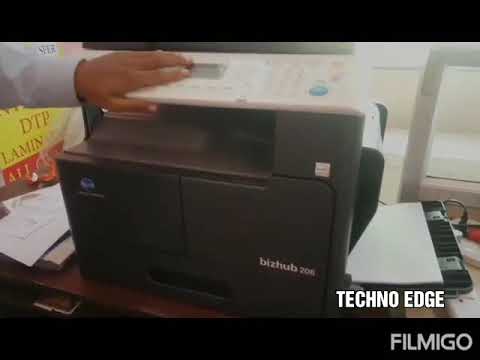 Konica minolta bizhub  206 demo