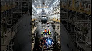 Witness the incredible power of a #shorts #submarine #militarytech #shipyard #viralshorts #mustwatch