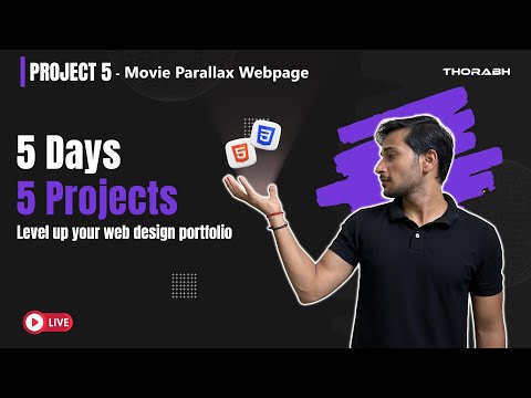 Movie Parallax Webpage: HTML & CSS | Project 5