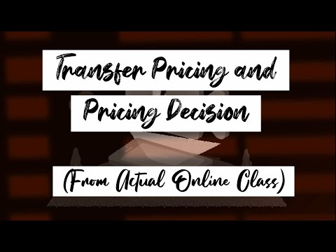 Transfer Pricing and Pricing Decision
