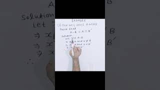 Set theory (Class 12)