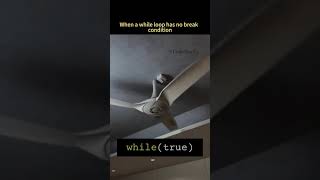 Infinite loop #shortsfeed #programming #Programmingmemes #memes