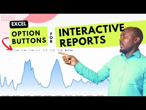 How to create INTERACTIVE EXCEL CHARTS with OPTION BUTTONS