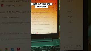 Simple hack to undo sent email from gmail account #gmailaccount #undone #gmailhacks #newlaunch