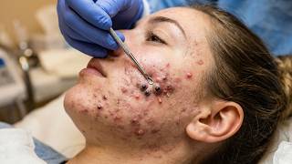Blackheads & Infected Pimple Popping | Zits & Cystic Acne Extraction & Removal