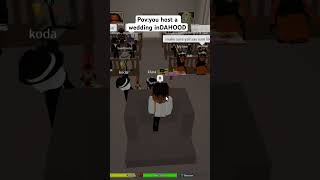 👰🤵🏾‍♂️❤️ #roblox #dahoodvc #dahood1v1 #robloxvc #dahoodvipserver #dh #marriage #marriagevideo