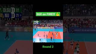 Thea Gagate highlights against NU round 2 #viralreels #UAAPSeason85 #DLSULadySpikers #AnimoLaSalle