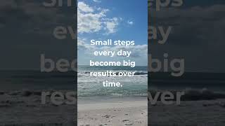 Tiny Steps, Big Change.  #DailyGrowth #PersonalDevelopment #shorts