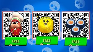 NEW QR CODES in BRAWL STARS! 🥳 SUSHI ROLLS EVENT FREE GIFTS!