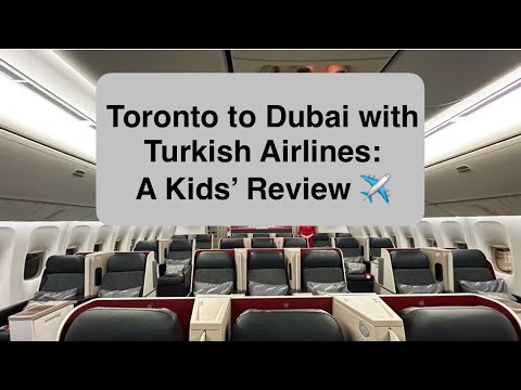 Turkish Airlines Business Class with Kids 2026 | TK 18 B777-300ER #turkishairlines #flyingwithkids 