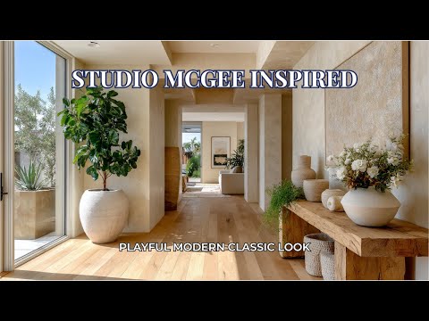 Studio McGee Modern Classic Entryway & Hall Tour | Sophisticated Decor For Warm Welcomes