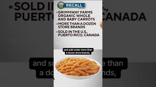 Organic carrots recalled after E. coli outbreak #shorts