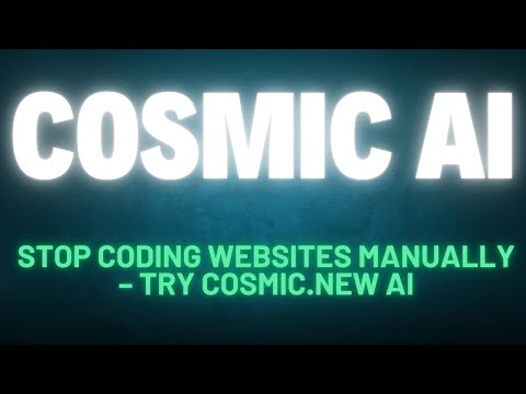 No Code, Just Prompts! Build Apps with Cosmic.new AI