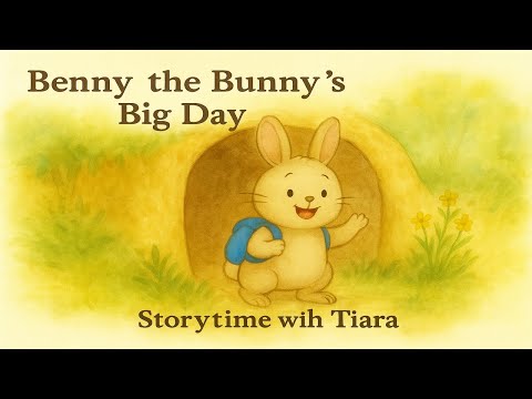 Benny the Bunny's Big Day | Storytime with Tiara | Short Story for Kids