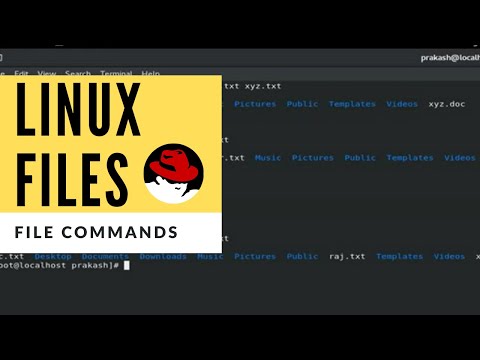 How to create a File in Linux - Introduction | Rename,Move,Copy,Remove | Tutorial for Beginners 2020