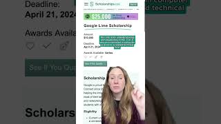 The Google Lime Scholarship!