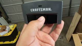 How to program your Craftsman remote.