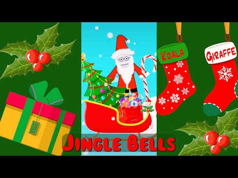 Jingle Bells | Sing Along Lyric Video | Koala & Giraffe